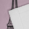 Eiffel Tower Close up of Fabric