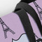Eiffel Tower Closeup of Tote w/Black Handles