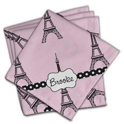 Eiffel Tower Cloth Napkins (Set of 4) (Personalized)