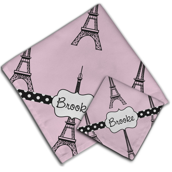 Eiffel Tower Cloth Napkins - Personalized Lunch & Dinner (PARENT MAIN)