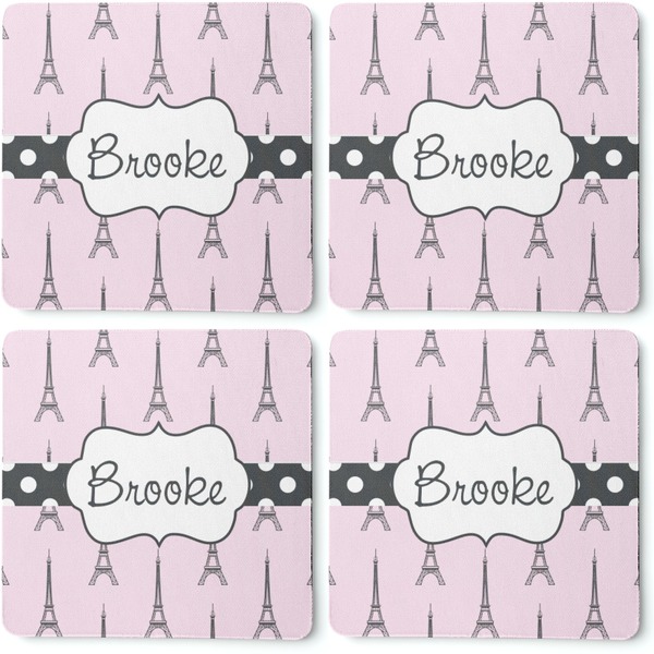 Eiffel Tower Coaster Rubber Back - Apvl