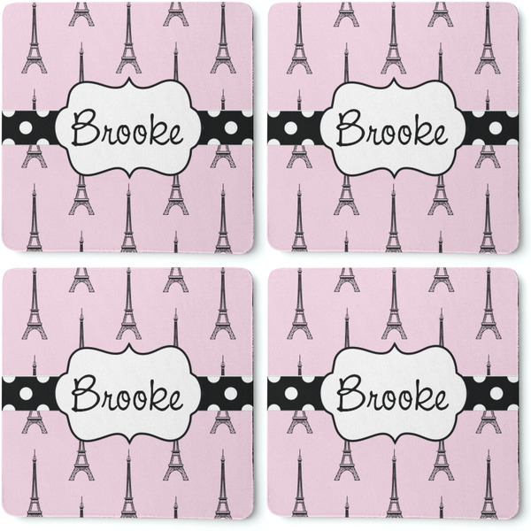 Eiffel Tower Coaster Rubber Back - Apvl