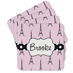 Eiffel Tower Cork Coaster - Set of 4 w/ Name or Text