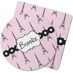 Eiffel Tower Rubber Backed Coaster (Personalized)