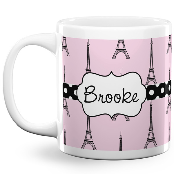 Eiffel Tower Coffee Mug - 20 oz - White