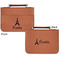 Eiffel Tower Cognac Leatherette Bible Covers - Small Double Sided Apvl