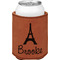 Eiffel Tower Leatherette Can Sleeve - Double Sided (Personalized)