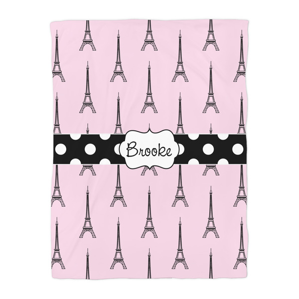 Eiffel Tower Comforter - Twin - Front