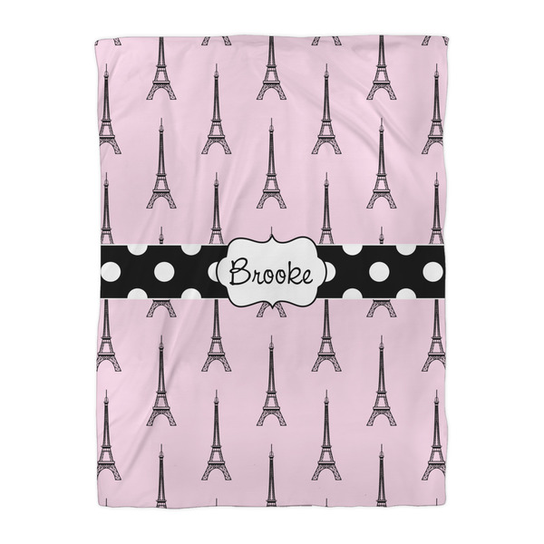 Eiffel Tower Comforter - Twin XL - Front