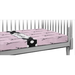 Eiffel Tower Crib Fitted Sheet (Personalized)