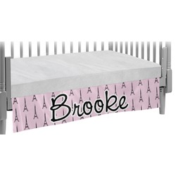 Eiffel Tower Crib Skirt (Personalized)