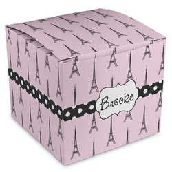 Eiffel Tower Cube Favor Gift Boxes (Personalized)
