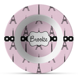 Eiffel Tower Plastic Bowl - Microwave Safe - Composite Polymer (Personalized)