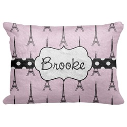 Eiffel Tower Decorative Baby Pillowcase - 16"x12" (Personalized)
