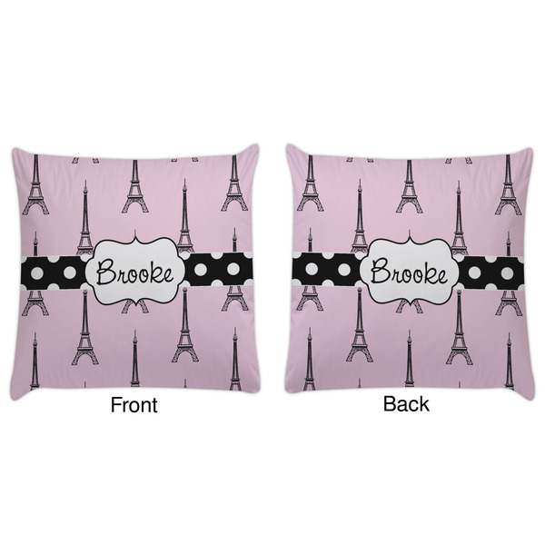 Eiffel Tower Decorative Pillow Case - Approval