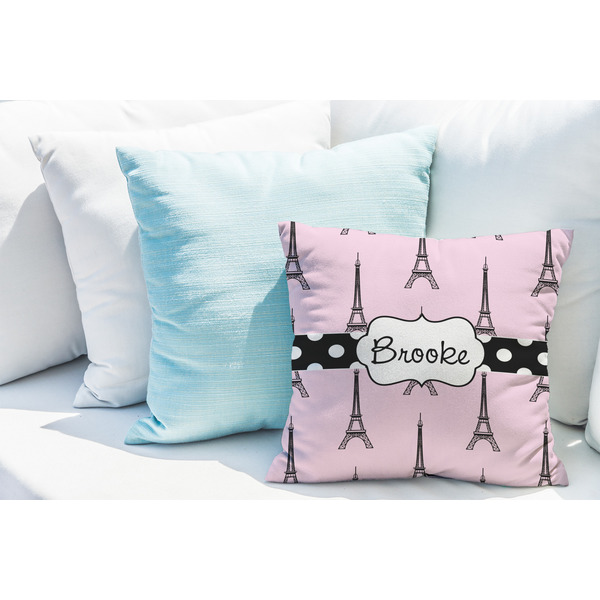 Eiffel Tower Decorative Pillow Case - LIFESTYLE 2