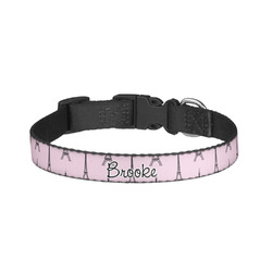 Eiffel Tower Dog Collar - Small (Personalized)
