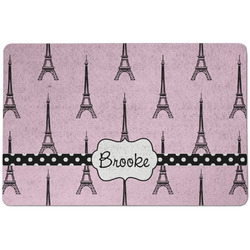 Eiffel Tower Dog Food Mat w/ Name or Text