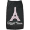 Eiffel Tower Dog T-Shirt - Flat