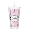 Eiffel Tower Double Wall Tumbler with Straw (Personalized)