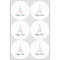 Eiffel Tower Drink Topper - Large - Set of 6