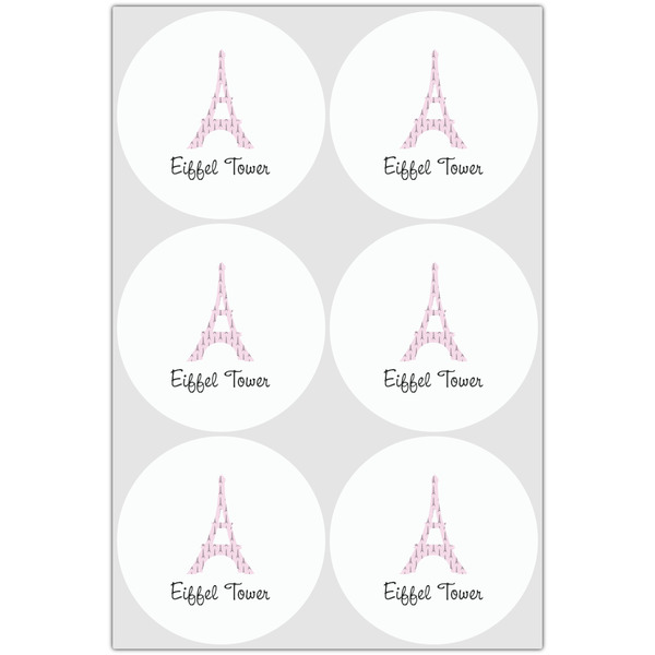 Eiffel Tower Drink Topper - XLarge - Set of 6