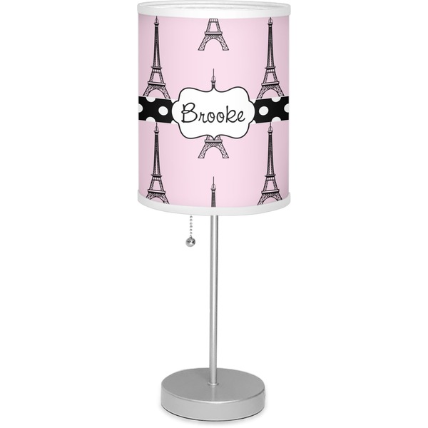 Custom Eiffel Tower 7" Drum Lamp with Shade (Personalized)