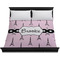 Eiffel Tower Duvet Cover - King - On Bed - No Prop