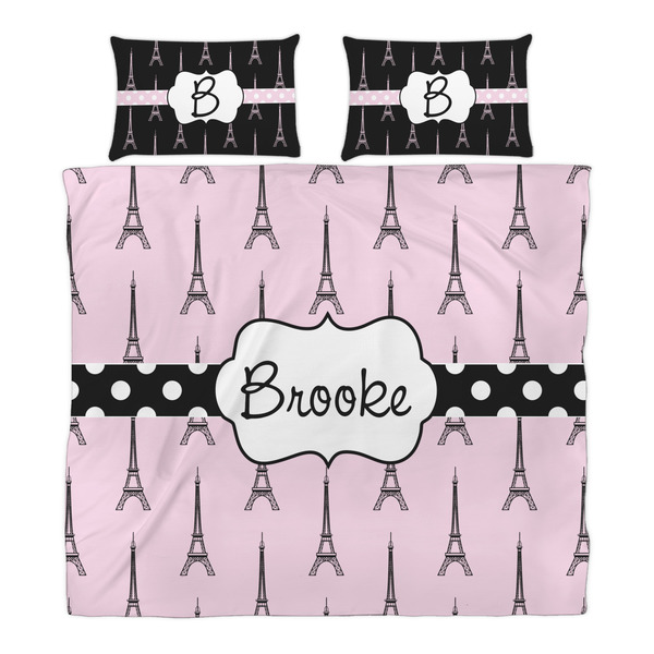 Eiffel Tower Duvet Cover Set - King - Alt Approval