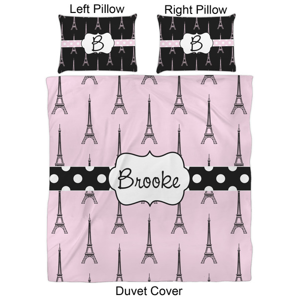Eiffel Tower Duvet Cover Set - Queen - Approval