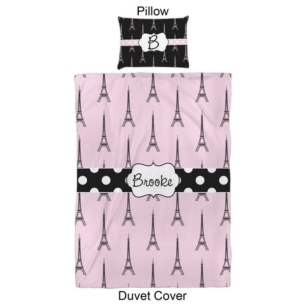 Eiffel Tower Duvet Cover Set - Twin XL - Approval