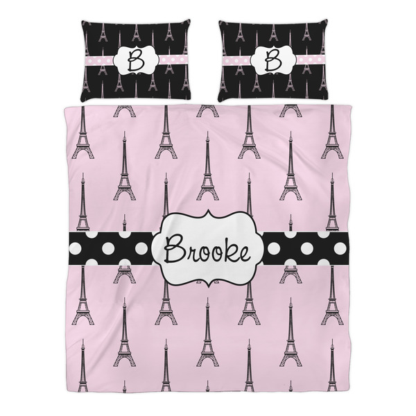 Eiffel Tower Duvet cover Set - Queen - Alt Approval