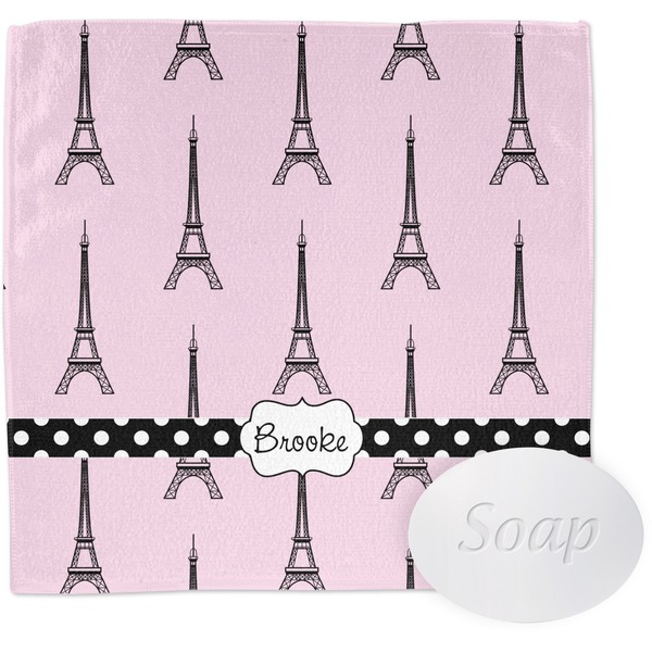 Custom Eiffel Tower Washcloth (Personalized)
