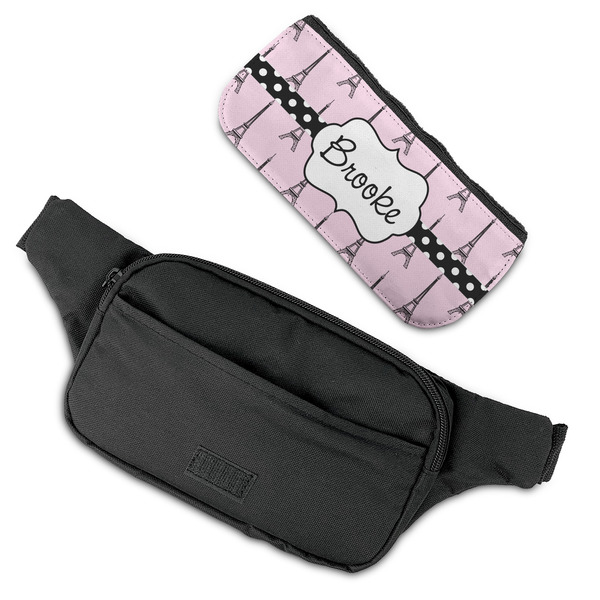 Eiffel Tower Fanny Packs - FLAT (flap off)