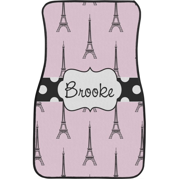 Eiffel Tower Custom Car Floor Mats (Front Seat)