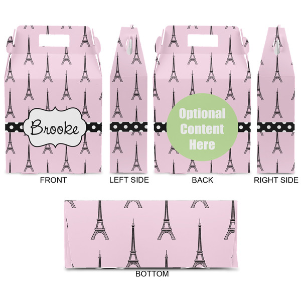 Eiffel Tower Gable Favor Box - Approval