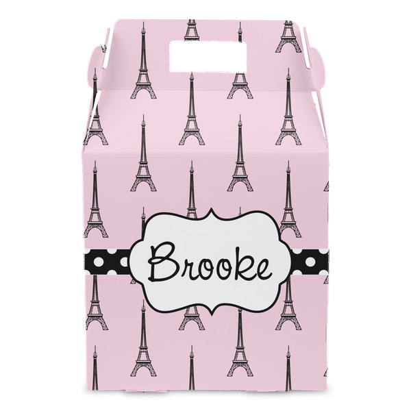Eiffel Tower Gable Favor Box - Front