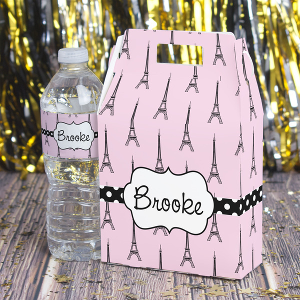 Eiffel Tower Gable Favor Box - In Context