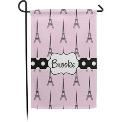 Eiffel Tower Garden Flag (Personalized)