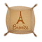 Eiffel Tower Genuine Leather Valet Trays - FRONT (folded)