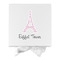 Eiffel Tower Gift Boxes with Magnetic Lid - White - Approval