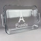 Eiffel Tower Glass Baking Dish - 13in x 9in (Personalized)