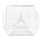 Eiffel Tower Glass Cake Dish - APPROVAL (8x8)