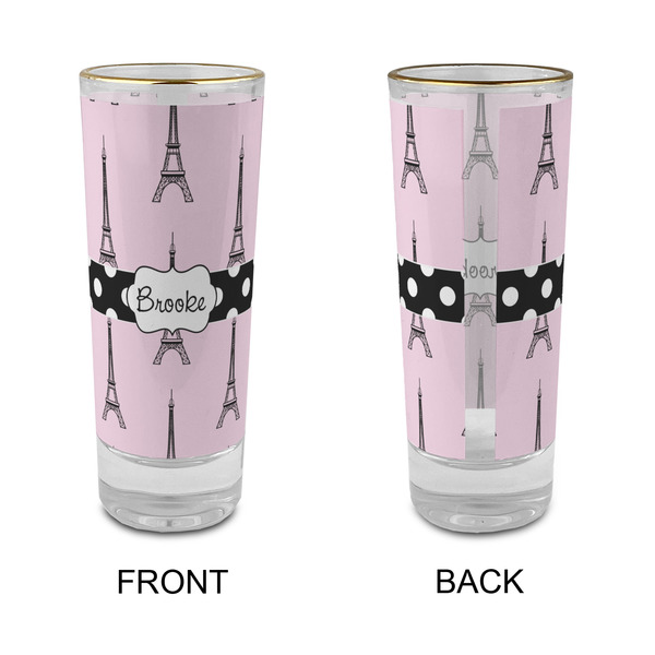 Eiffel Tower Glass Shot Glass - 2 oz - Single - APPROVAL