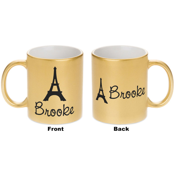 Eiffel Tower Gold Mug - Apvl