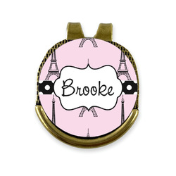 Eiffel Tower Golf Ball Marker - Hat Clip - Gold