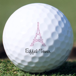 Eiffel Tower Golf Balls - Non-Branded - Set of 3 (Personalized)
