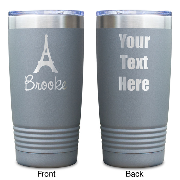 Eiffel Tower Gray Polar Camel Tumbler - 20oz - Double Sided - Approval