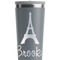 Eiffel Tower Grey RTIC Everyday Tumbler - 28 oz. - Close Up