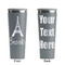 Eiffel Tower Grey RTIC Everyday Tumbler - 28 oz. - Front and Back